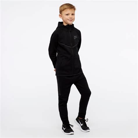 nike tech fleece anzug kinder schwarz|tech fleece bekleidung.